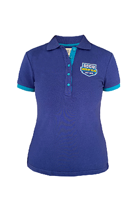 Поло женское ХК «Сочи», синее