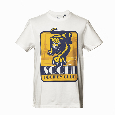 Футболка мужская, белая, SOHCI HOCKEY CLUB