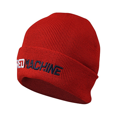 Шапка красная "Red Machine" без помпона